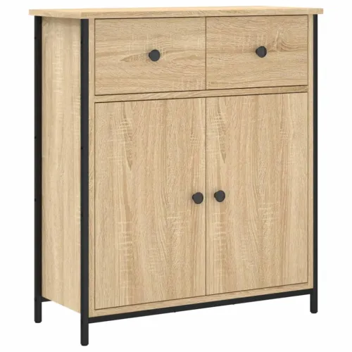 Komoda boja hrasta sonome 70 x 30 x 80 cm od konstruiranog drva - Sonoma hrast Cijena
