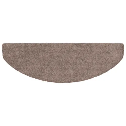 Prostirke za stepenice, samoljepljive, 15 kom, 65x21x4 cm, svijetlosmeđe, poluokrugle, velike - Svjetlosmeđa 65 x 21 x 4 cm 15 Cijena