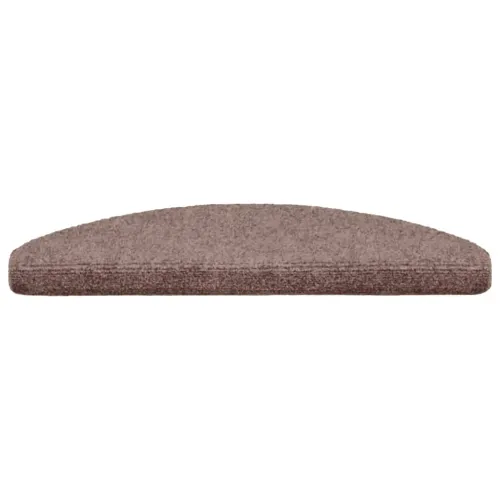 Prostirke za stepenice, samoljepljive, 15 kom, 65x21x4 cm, svijetlosmeđe, poluokrugle, velike - Svjetlosmeđa 65 x 21 x 4 cm 15 Cijena
