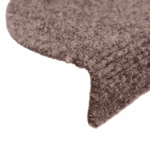 Prostirke za stepenice, samoljepljive, 15 kom, 65x21x4 cm, svijetlosmeđe, poluokrugle, velike - Svjetlosmeđa 65 x 21 x 4 cm 15 Cijena