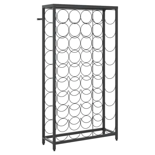 Stalak za vino za 45 boca crni 54 x 18 x 100 cm kovano željezo - 54 x 18 x 100 cm 1 1 1 Cijena