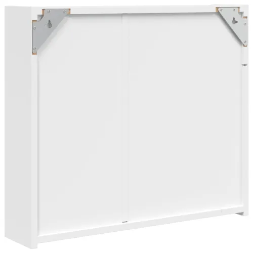 Kupaonski ormarić s ogledalom i LED svjetlom bijeli 60x13x52 cm - Bijela 60 x 13 x 52 cm Cijena