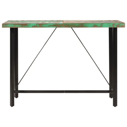 Barski stol 150 x 70 x 107 cm masivno obnovljeno drvo i željezo - Šareni 150 x 70 x 107 cm Cijena