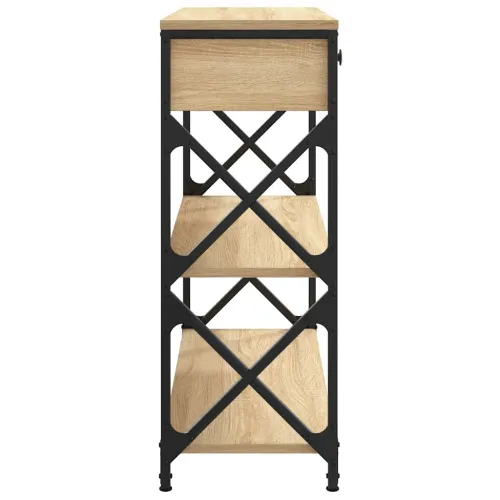 Konzolni stol boja hrasta sonome 75x28x75 cm konstruirano drvo - Sonoma hrast 75 cm Cijena
