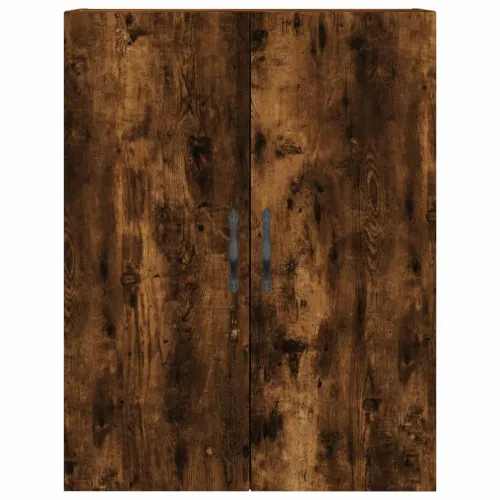 Visoka komoda dimljeni hrast 69,5x34x180 cm konstruiranog drva - Dimljeni hrast 1 3 ladice Dimljeni hrast Cijena