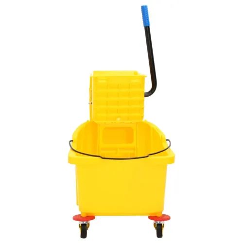Kanta za brisanje s cjedilom i kotačima žuta 36 L polipropilen  - 60 x 40 x 94 cm 60 x 40 x 94 cm Cijena