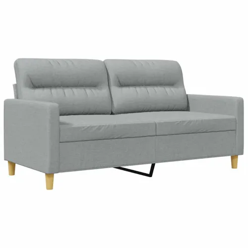 Dvosjed od tkanine svjetlosivi 140 cm - Svjetlosiva 1 140 cm Svjetlosiva Cijena