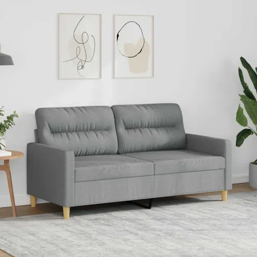 Dvosjed od tkanine svjetlosivi 140 cm - Svjetlosiva 1 140 cm Svjetlosiva Cijena