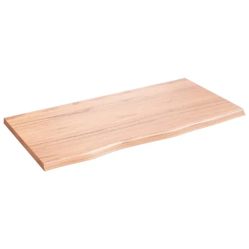 Stolna ploča svjetlosmeđa 80 x 40 x 2 cm tretirana hrastovina - Svjetlosmeđa 80 x 40 x 2 cm Cijena