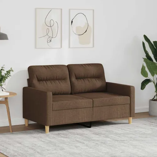 Dvosjed od tkanine smeđi 120 cm - Smeđa 1 120 cm Cijena