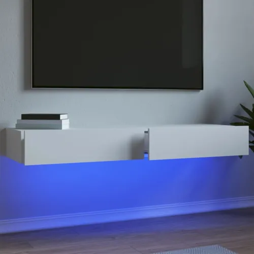 TV ormarić s LED svjetlima 2 kom bijeli 60 x 35 x 15,5 cm - Bijela 2 60 cm Cijena