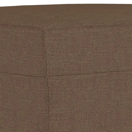 4-dijelni set sofa s jastucima smeđi od tkanine - Smeđa s jastucima i tabureom Cijena