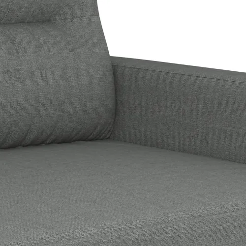 4-dijelni set sofa s jastucima tamnosivi od tkanine - Tamno siva s jastučićima i tabureom Cijena