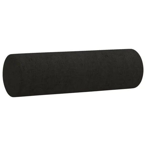 4-dijelni set sofa s jastucima crni od tkanine - Crna s jastucima i tabureom Cijena