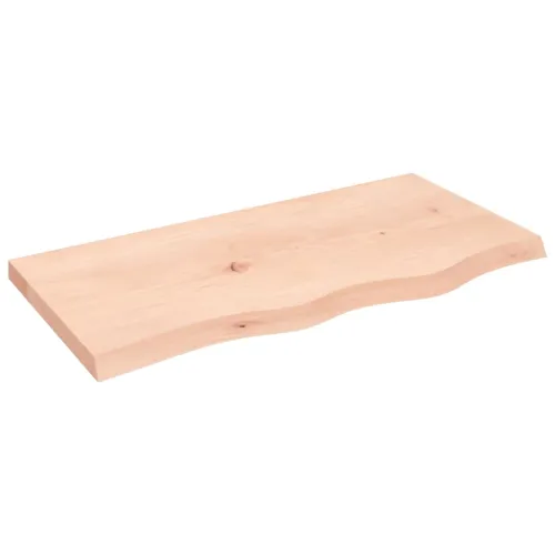 Stolna ploča 80x40x(2-4) cm od netretirane masivne hrastovine - Prirodna 80 x 40 x 4 cm Cijena