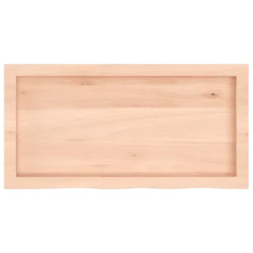 Stolna ploča 80x40x(2-4) cm od netretirane masivne hrastovine - Prirodna 80 x 40 x 4 cm Cijena