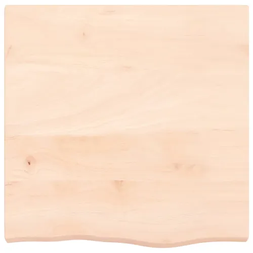 Stolna ploča 60x60x(2 - 6) cm od netretirane masivne hrastovine - Prirodna 60 x 60 x 6 cm Cijena