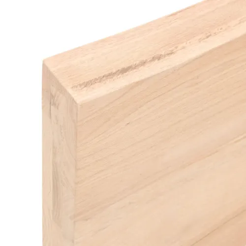 Stolna ploča 60x60x(2 - 6) cm od netretirane masivne hrastovine - Prirodna 60 x 60 x 6 cm Cijena