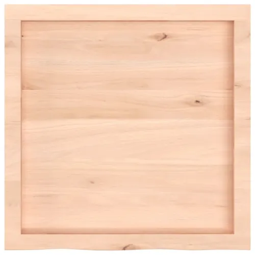Stolna ploča 60x60x(2 - 6) cm od netretirane masivne hrastovine - Prirodna 60 x 60 x 6 cm Cijena