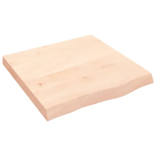 Stolna ploča 60x60x(2 - 6) cm od netretirane masivne hrastovine - Prirodna 60 x 60 x 6 cm Cijena