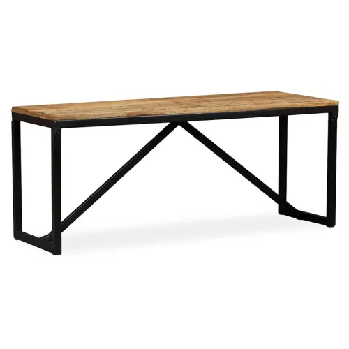 Klupa od masivnog drva manga 110x35x45 cm - Smeđa 110 x 35 x 45 cm Cijena