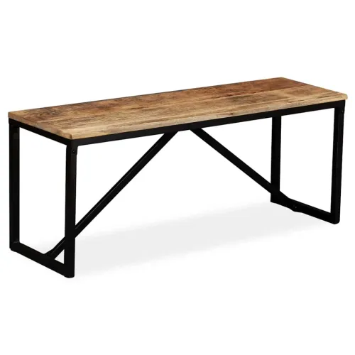 Klupa od masivnog drva manga 110x35x45 cm - Smeđa 110 x 35 x 45 cm Cijena