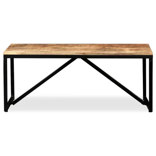 Klupa od masivnog drva manga 110x35x45 cm - Smeđa 110 x 35 x 45 cm Cijena