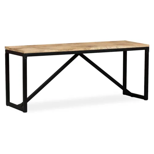 Klupa od masivnog drva manga 110x35x45 cm - Smeđa 110 x 35 x 45 cm Cijena