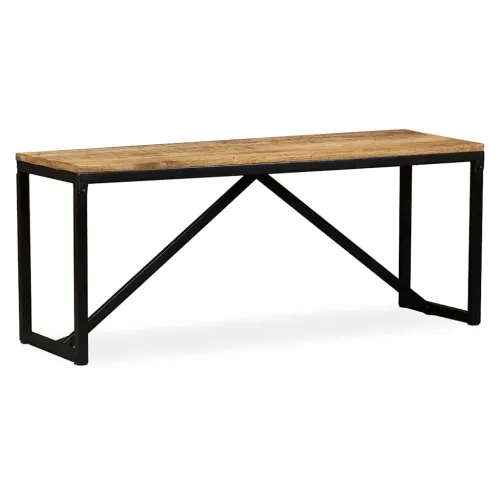 Klupa od masivnog drva manga 110x35x45 cm - Smeđa 110 x 35 x 45 cm Cijena