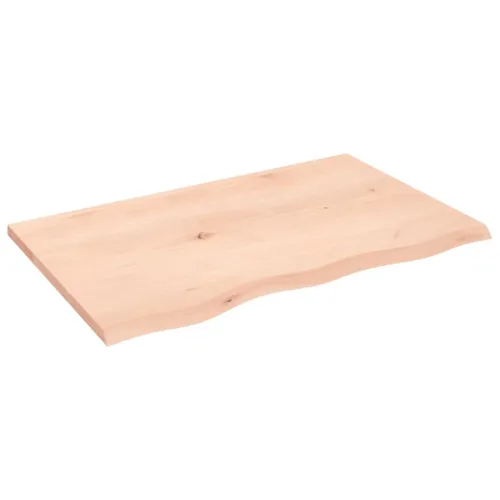 Stolna ploča 80x50x2 cm od netretirane masivne hrastovine - Prirodna 80 x 50 x 2 cm Cijena
