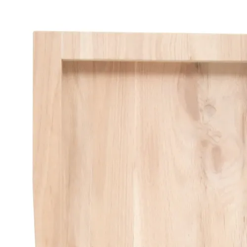 Stolna ploča 100x40x(2-4) cm od netretirane masivne hrastovine - Prirodna 100 x 40 x 4 cm Cijena