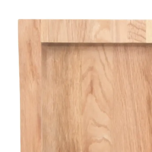 Stolna ploča svjetlosmeđa 80x40x(2-6) cm tretirana hrastovina - Svjetlosmeđa 80 x 40 x 6 cm Cijena