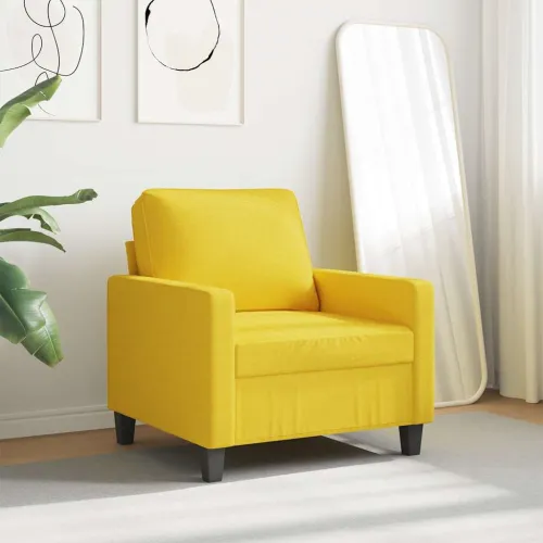 Fotelja Svjetložuta 60 cm od tkanine - Svjetložuta 60 cm Cijena
