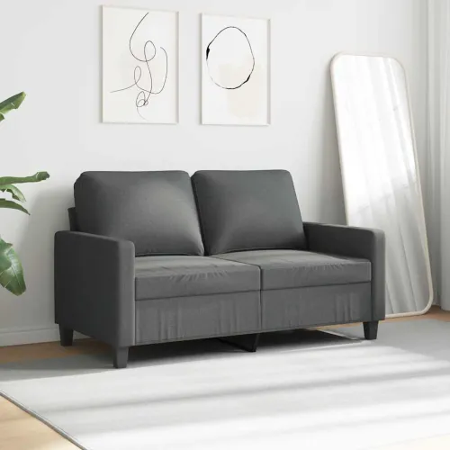 Dvosjed od tkanine tamnosivi 120 cm - Tamno siva 120 cm Cijena