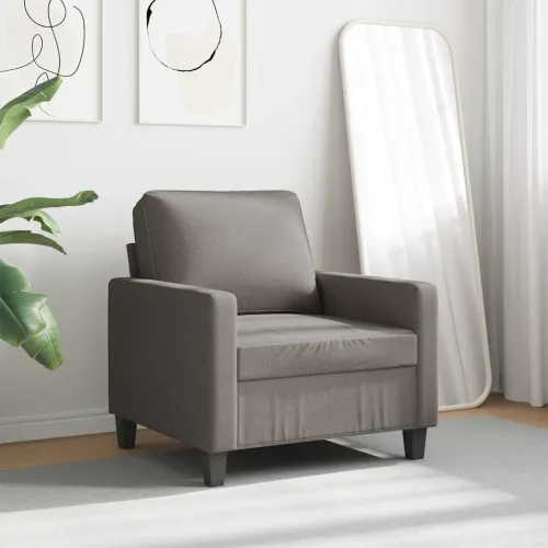Fotelja smeđesiva 60 cm od tkanine - Sivo-smeđa 60 cm Cijena