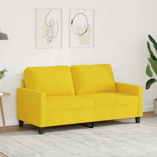 Dvosjed od tkanine svjetložuti 140 cm - Svjetložuta 140 cm Cijena
