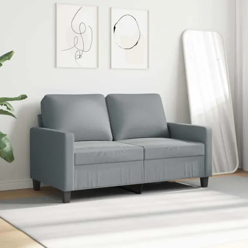 Dvosjed od tkanine svjetlosivi 120 cm - Svjetlosiva 120 cm Cijena