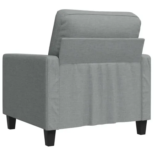 Fotelja svjetlosiva 60 cm od tkanine - Svjetlosiva 60 cm Cijena