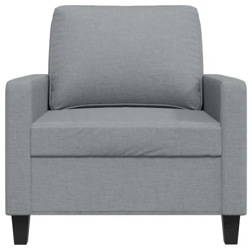 Fotelja svjetlosiva 60 cm od tkanine - Svjetlosiva 60 cm Cijena