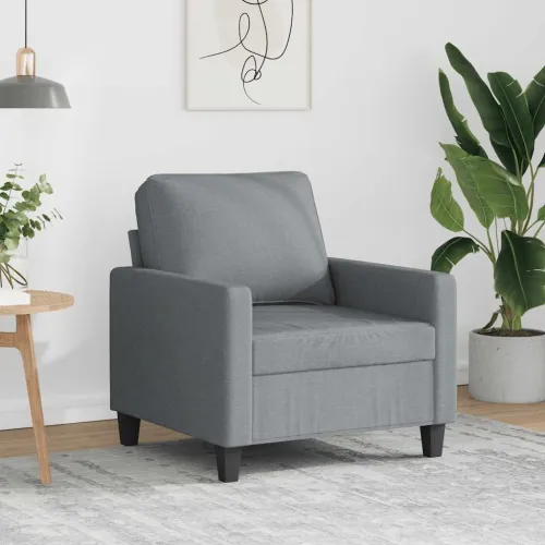 Fotelja svjetlosiva 60 cm od tkanine - Svjetlosiva 60 cm Cijena
