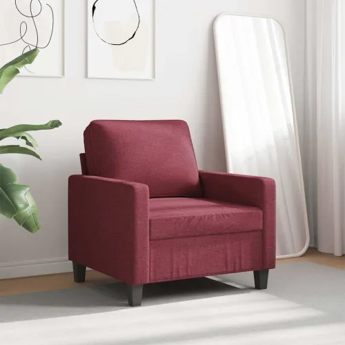 Fotelja crvena boja vina 60 cm od tkanine - Boja crnog vina 60 cm Cijena