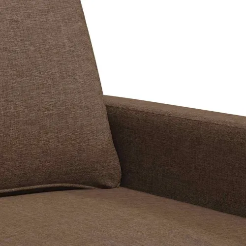Dvosjed od tkanine smeđi 120 cm - Smeđa 120 cm Cijena