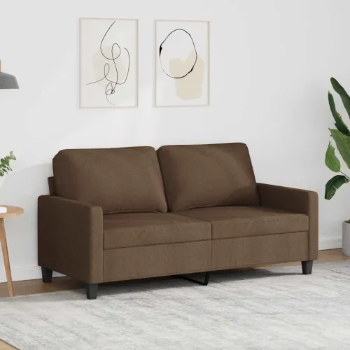Dvosjed od tkanine smeđi 140 cm - Smeđa 1 140 cm Cijena