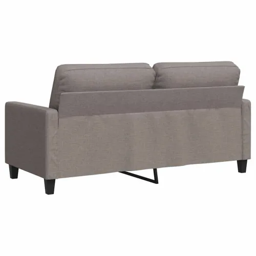 Dvosjed od tkanine smeđesivi 140 cm - Sivo-smeđa 140 cm Cijena