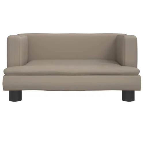 Krevet za pse boja cappuccina 60 x 40 x 30 cm od umjetne kože - Boja cappuccina 60 x 40 x 30 cm Umjetna koža Cijena