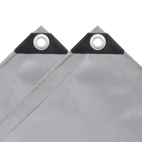 Cerada Siva 4 x 5 m Platno s PVC premazom - Siva 4 x 5 m with eyelets Cijena