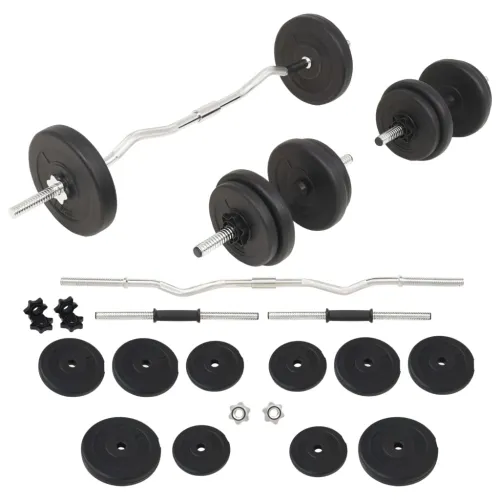 Set Šipki i Utega 30 kg - 30 kg Valovita šipka 1 Valovita šipka Cijena