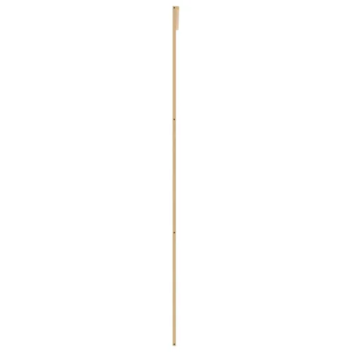 Klizna vrata zlatna 90 x 205 cm matirano staklo ESG i aluminij - Zlatna i mat 90 x 205 cm 2 vodoravne šipke Cijena