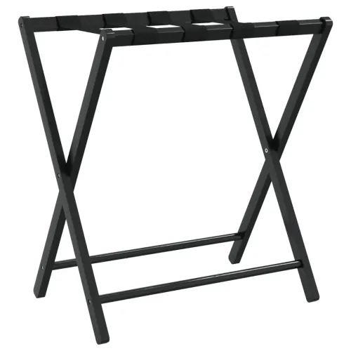 Stalak za prtljagu crni 68,5 x 38 x 58 cm od bambusa Cijena