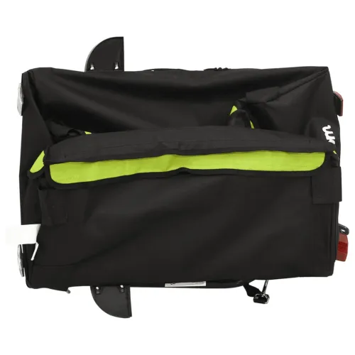 Prikolica za bicikl crno-zelena 30 kg željezna - Zelena 120 x 54 x 44 cm Cijena